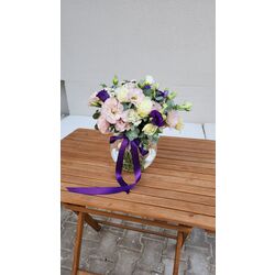 Karma Lisianthus Gül Aranjmanı