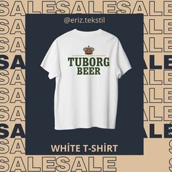 Tuborg baskılı t-shirt 