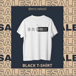 bronx baskılı t-shirt 