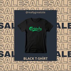 Carlsberg baskılı t-shirt 