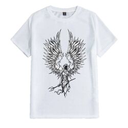 Ikarus baskılı t-shirt 