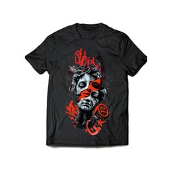 Trend Black Heykel baskılı t-shirt 