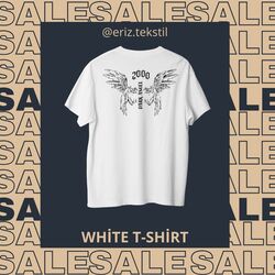 dark Angel baskılı t-shirt 