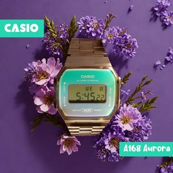 CASIO A168 aurora