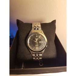 Seiko 5 SNKL23J1 Erkek Kol Saati ( Japan Made Rare Black Striped Dial Automatic Watch 39MM)