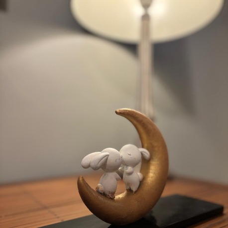 RABBITS ON THE MOON