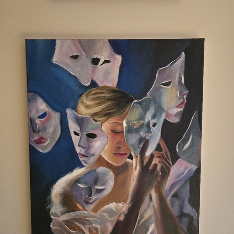 “İncelikler Yüzünden” – Orijinal Yağlı Boya Tablo (40x50 cm)