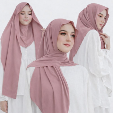 Jefayya Pratik Şal Hazır Pashmina – İç Bone Entegre – Kolay Kullanım
