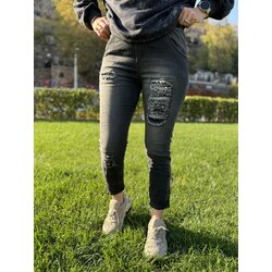 Pul Payet Siyah Pantolon
