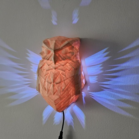 Baykuş Gece Lambası – JetJest 3D İllüzyon RGB LED Lamba