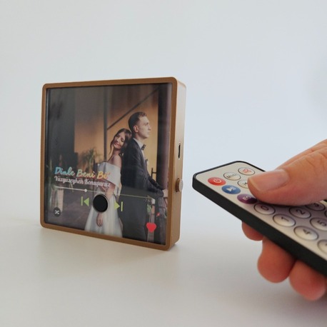 JetJest Evlilik/Eş Temalı Kişiye Özel Müzikli Magnet