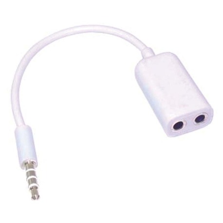 iphone uyumlu kulaklık çoğaltıcı splitter [ 2xdişi 3.5mm ] [ 1xerkek3.5 mm ] r1c3 m31316