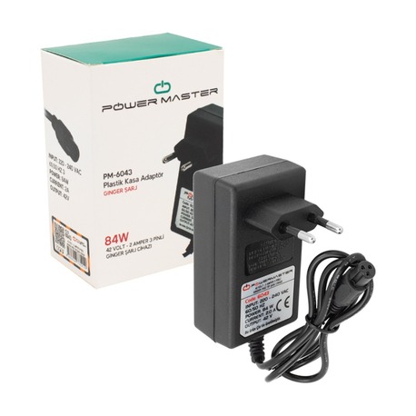 elektrikli scooter ginger şarj cihazı 42V 2 Amper 84W 3 pinli cincır priz tip r1c4 m6043 