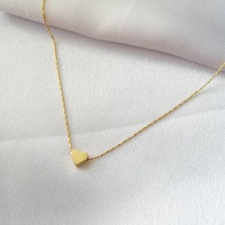 minimal kalpli kolye