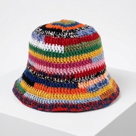 Multicolor bucket hat
