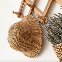 Raffia Bucket Şapka