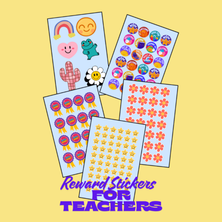 Reward Stickers for Teachers – 1 Set (5 Sheets)