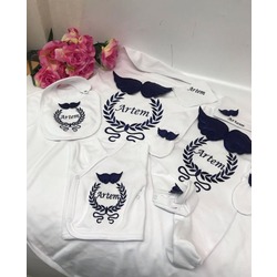 Jochoberry Baby İsme Özel 10'lu Hastane Çıkış Seti