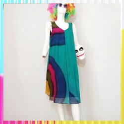 batik elbise %100 Pamuk