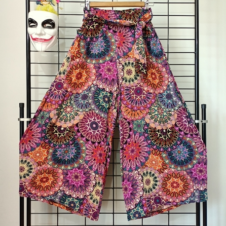 mandala pachwork desen bol pantolon/etek