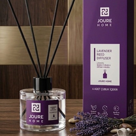 Lavender Reed Diffuser - Lavanta Bambu Çubuklu Ortam Kokusu
