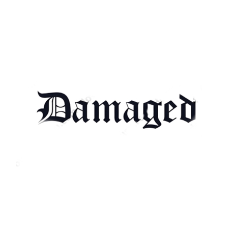 MİNİMAL BOY DAMAGED (HASARLI) YAZI DÖVMESİ 
