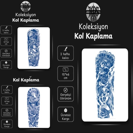 3 LÜ YARI KALICI DÖVME PAKETİ