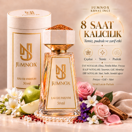 JUMNOX KRN42 İNCİ — Kadın Çiçeksi Parfüm · 50 ml EDP