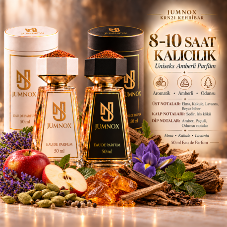 JUMNOX KRN21 KEHRİBAR — Uniseks Amberli Parfüm · 50 ml EDP