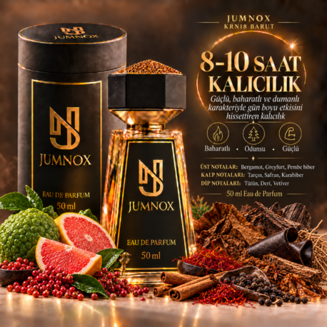 JUMNOX KRN18 BARUT — Erkek Deri Parfüm · 50 ml EDP