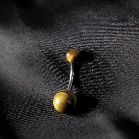 Kaplan Gözü Navel Piercing - Aley X Kaaida