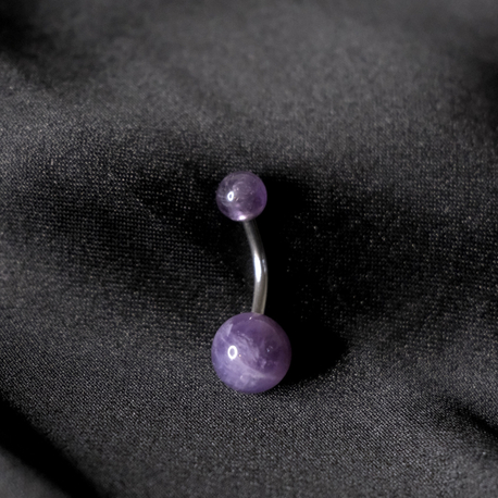 Ametist Navel Piercing - Aley X Kaaida