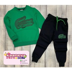 Enjeksiyon baskı Lacoste takım yeşil