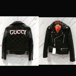 New Collection Gucci Deri Ceket 