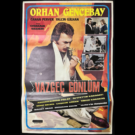 Vazgeç Gönlüm Orijinal Dönem Film Afişi