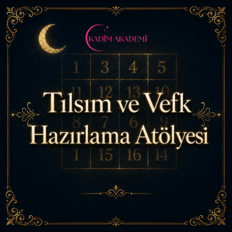 Tılsım ve Vefk Hazırlama Atölyesi