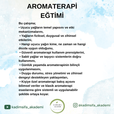 AROMATERAPİ EĞİTİMİ