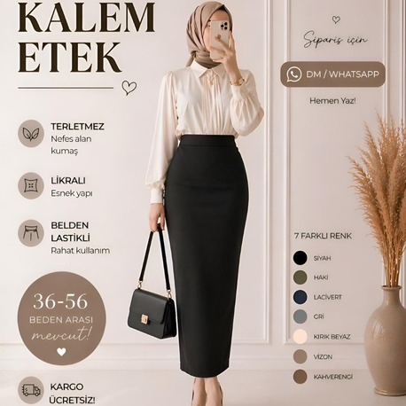 4 ADET KALEM ETEK   (7 RENK SEÇENEKLERİ AÇIKLAMA VE KAYDIRMALI GÖRSELLERDE)