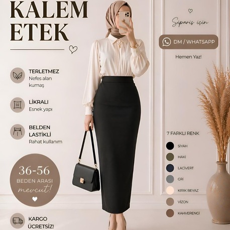 2 ADET KALEM ETEK  (7 RENK SEÇENEKLERİ AÇIKLAMA VE KAYDIRMALI GÖRSELLERDE)