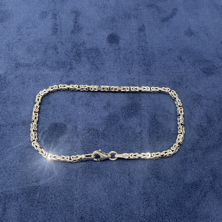 Kare kral bileklik 2,4 mm