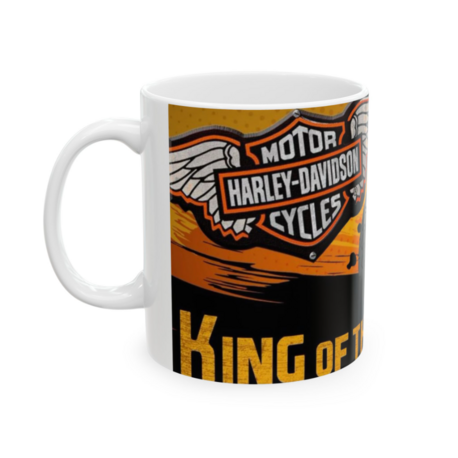 KAFA BASKI Harley Davidson Temalı Porselen Kupa – Motor Tutkusu Tasarımı – KF16052612