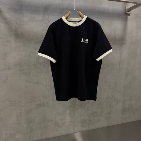 GOLDEN GOOSE Premium++ Tshirt Siyah %100 Pamuk