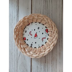 Rattan Duvar Tabağı 