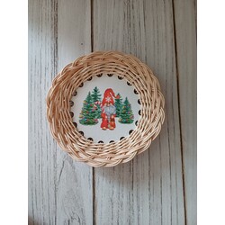Rattan Duvar Tabağı 