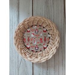 Rattan Duvar Tabağı 