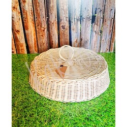 Rattan Kapaklı Sepet