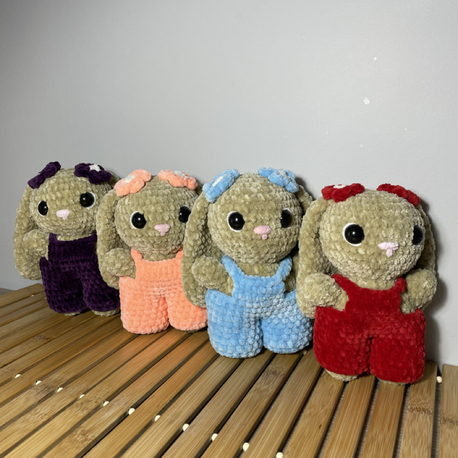 Tulumlu Tavşan Amigurumi