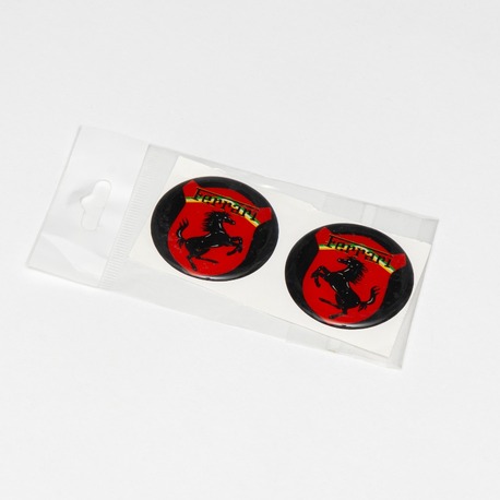 Ferrari Damla Sticker Kırmızı-Siyah
