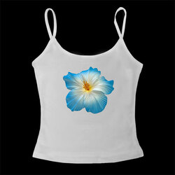 Blue Flower Tank Top