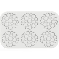 Dairesel Desenli Tuil Kalıbı – 16x10 cm
